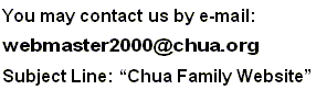 Chua Family Website